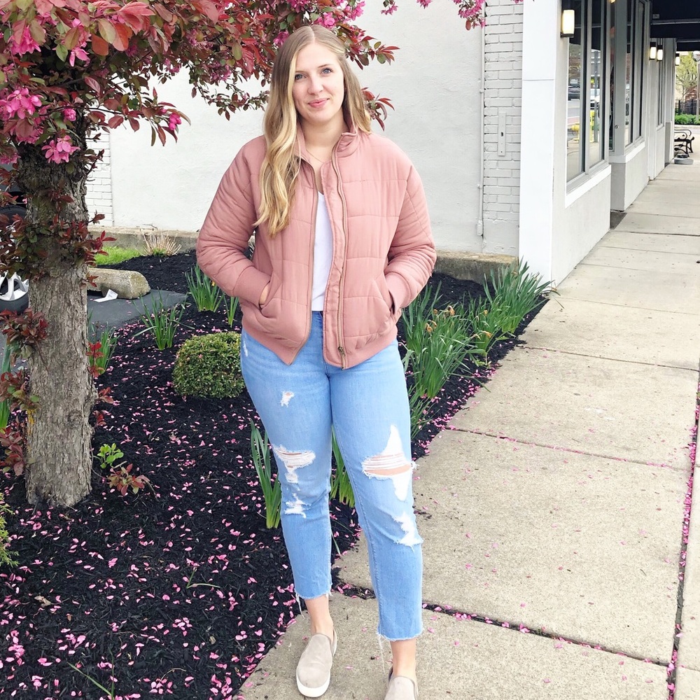 Pink Bomber Jacket